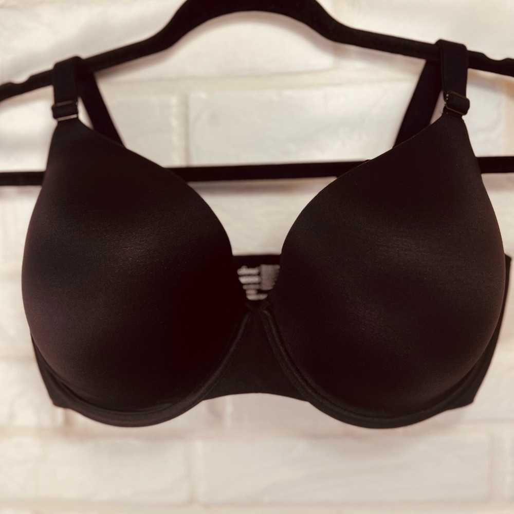 NWT Soma Enbliss Full Coverage Underwire Padded Tshirt Bra 36 DDD Black #0130